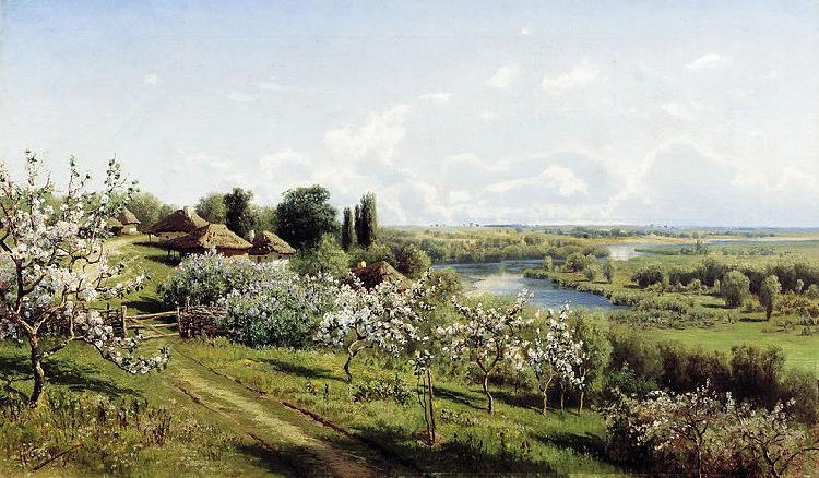 Nikolay Sergeyev Apple blossom. In Little Russia